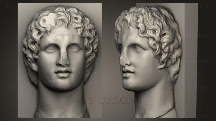Busts and heads antique and historical (BUSTA_0182) 3D model for CNC machine